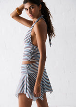 Load image into Gallery viewer, WSkirt Cabo Mini; Seaside Stripe
