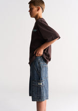 Load image into Gallery viewer, Viper Cargo Denim Shorts
