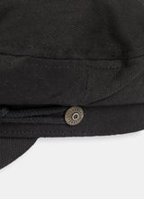Load image into Gallery viewer, Black Baker Boy Cap

