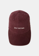 Load image into Gallery viewer, Personalised Slogan Vintage Cap
