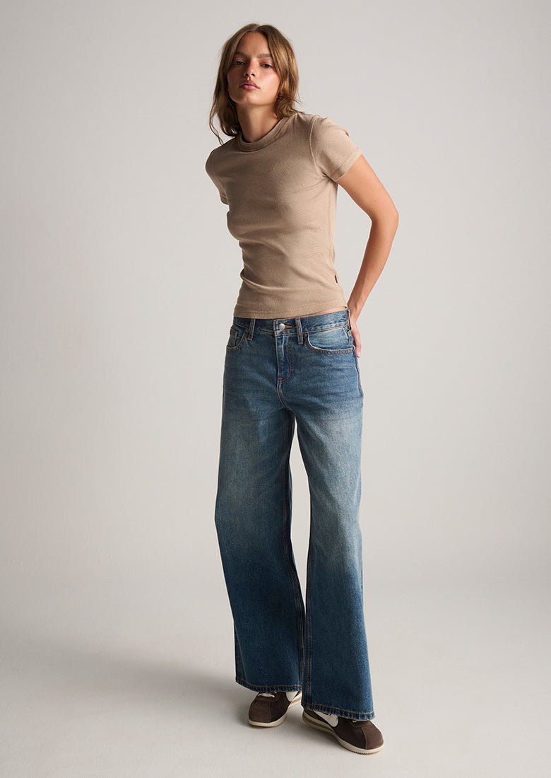 Baggy Low Rise Jeans