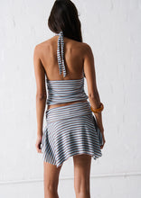Load image into Gallery viewer, WTop Cabo Halter; Seaside Stripe
