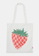 Load image into Gallery viewer, Gingham Strawberry Enviro Bag

