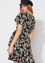 Load image into Gallery viewer, Oxford Wrap Dress
