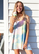 Load image into Gallery viewer, Neon Tie-Dye Dress

