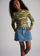 Load image into Gallery viewer, Moni Denim Mini Skirt
