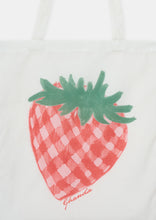 Load image into Gallery viewer, Gingham Strawberry Enviro Bag
