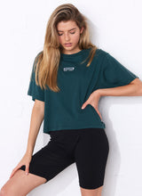 Load image into Gallery viewer, Bottle Green Racer Tee
