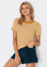 Load image into Gallery viewer, Knit Ringer Tee
