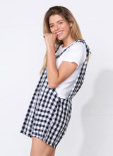 Load image into Gallery viewer, Check Tie Me Up Playsuit
