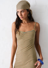 Load image into Gallery viewer, AScarf Satin Scarf; Honey Stripe
