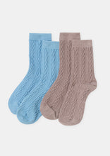 Load image into Gallery viewer, Cable Knit Socks
