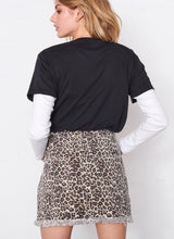 Load image into Gallery viewer, Worn Denim Skirt

