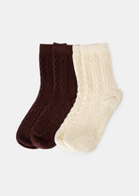 Load image into Gallery viewer, Cable Knit Socks
