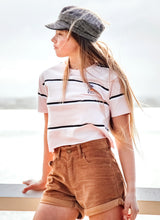 Load image into Gallery viewer, Sweet Stripe Bibs Tee
