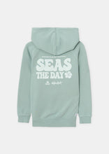 Load image into Gallery viewer, Seas the Day Puff Kids Hoodie
