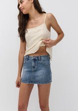 Load image into Gallery viewer, Becca Denim Mini Skirt
