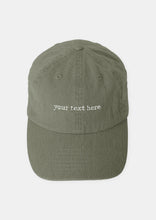 Load image into Gallery viewer, Personalised Slogan Classic Cap
