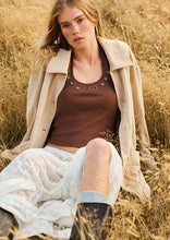 Load image into Gallery viewer, Nella Studded Halter Top
