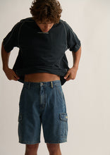 Load image into Gallery viewer, Viper Cargo Denim Shorts
