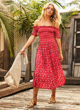 Load image into Gallery viewer, Romance Honey Maxi Dress
