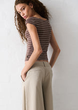 Load image into Gallery viewer, WTShirt Abigail; Abbie Stripe
