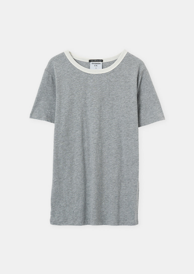 Basic Slouch Ringer Tee