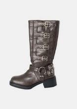 Load image into Gallery viewer, Buckle Biker Boots
