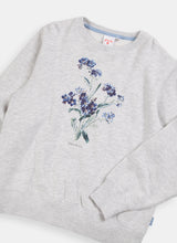 Load image into Gallery viewer, Forget Me Not Lace Back Crew
