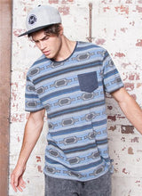 Load image into Gallery viewer, Navajo Stripe - Pocket Tee
