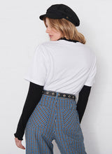Load image into Gallery viewer, Botanical Sunflower Bibs Tee
