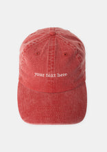 Load image into Gallery viewer, Personalised Slogan Classic Cap
