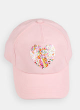 Load image into Gallery viewer, Sequin Heart Cap
