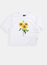 Load image into Gallery viewer, Botanical Sunflower Bibs Tee
