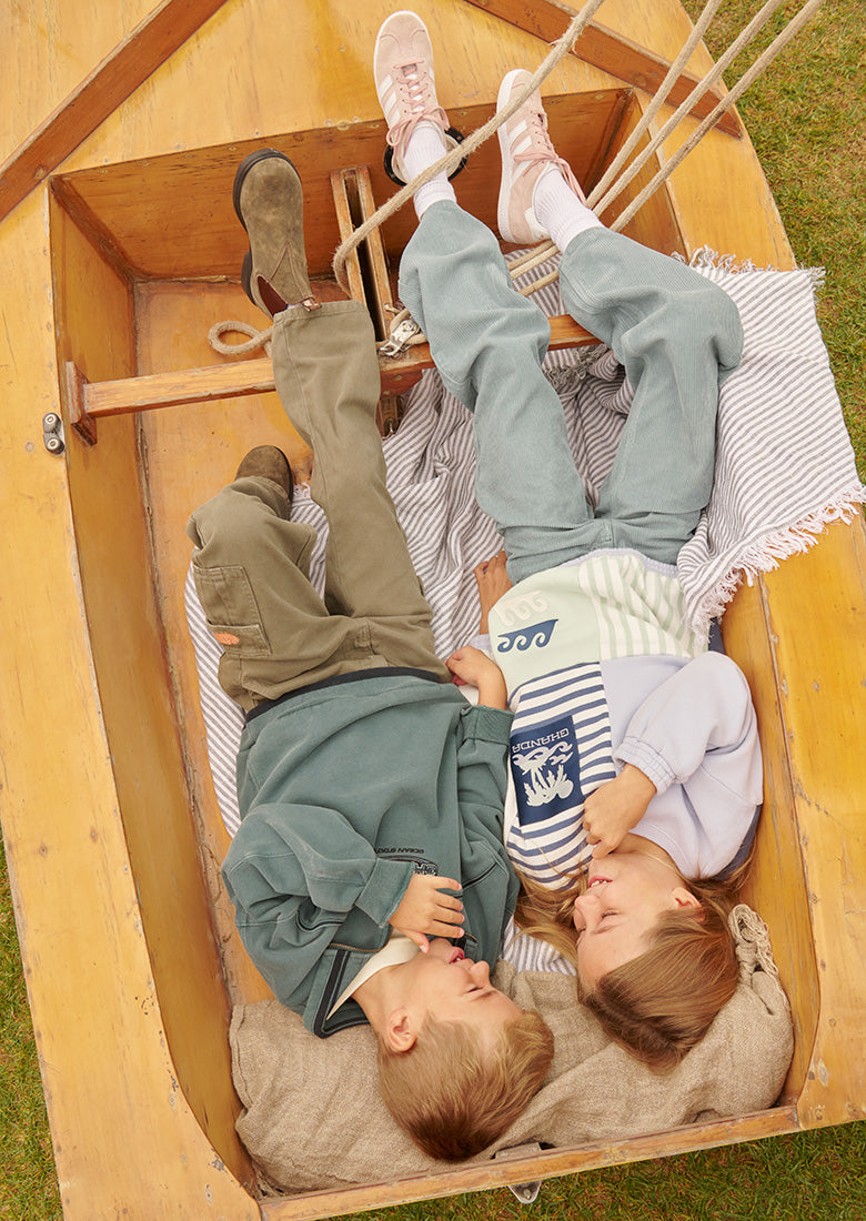 Cord Baggy Low Rise Pants