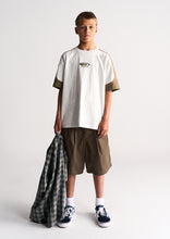 Load image into Gallery viewer, Pleated Herringbone Shorts
