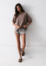 Load image into Gallery viewer, WTShirt Throwback; SurfCo  Mocha Mushroom
