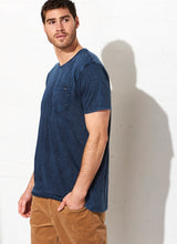 Load image into Gallery viewer, Acid Navy - Tall Pocket Tee
