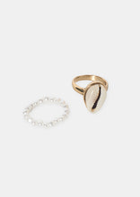 Load image into Gallery viewer, Cowrie Ring Set
