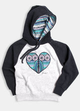 Load image into Gallery viewer, Heart Owl Hoodie
