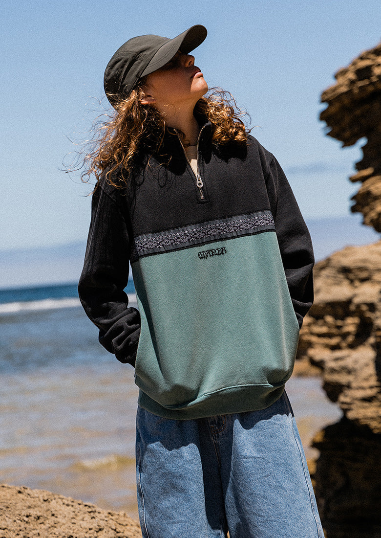 Tape Quarter Zip