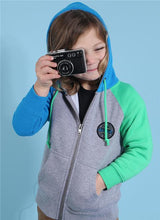 Load image into Gallery viewer, Contrast Zip Hood

