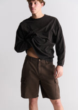 Load image into Gallery viewer, Viper Cargo Denim Shorts
