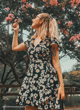 Load image into Gallery viewer, Oxford Wrap Dress
