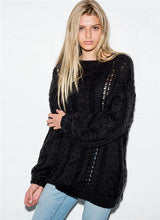 Load image into Gallery viewer, Black - Bell Sleeve Knit
