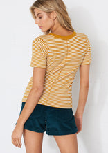 Load image into Gallery viewer, Knit Ringer Tee
