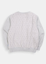 Load image into Gallery viewer, Forget Me Not Lace Back Crew
