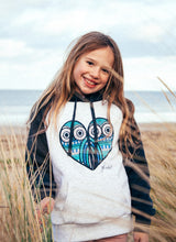 Load image into Gallery viewer, Heart Owl Hoodie
