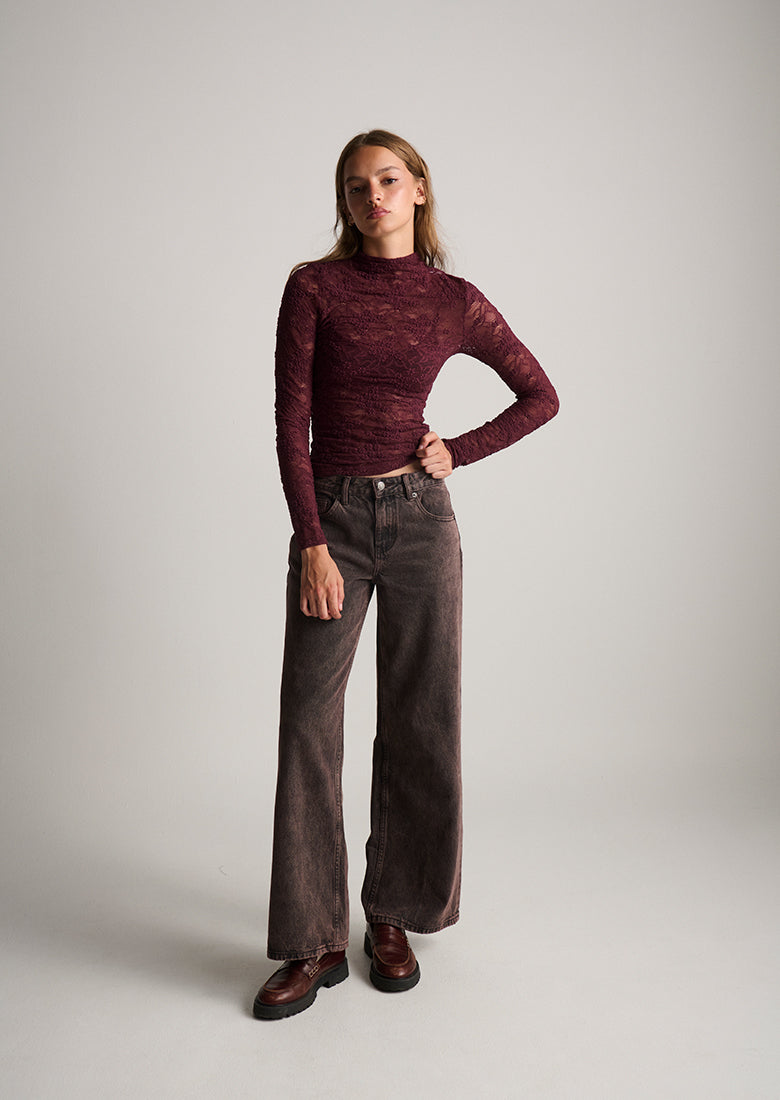 Baggy Low Rise Jeans