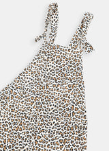 Load image into Gallery viewer, Tie Me Up Playsuit Leopard
